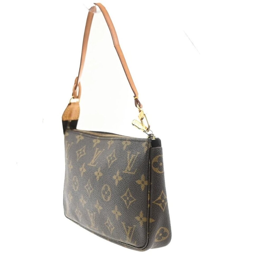 LOUIS VUITTON Pochette Accessoires Hand Bag Monogram Leather BN M51980 34MA288 - Picture 3 of 16